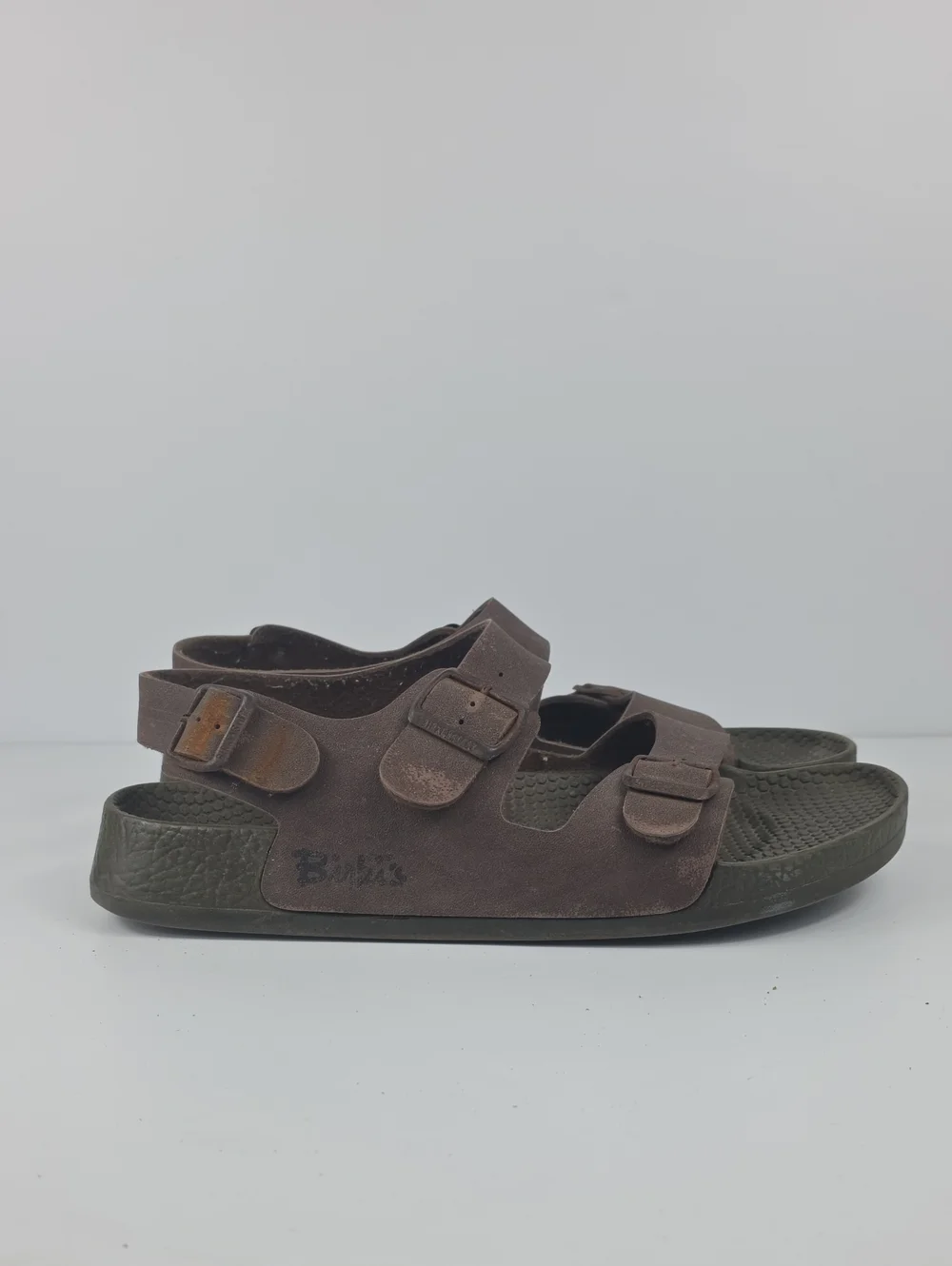 Birkenstock Birki Trinidad Brown Briko-Flor Men's sandals Size 13